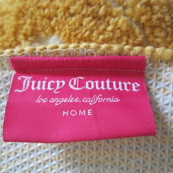 Juicy Couture Yellow Crown Plush Bath Rug Home - Picture 3 of 4